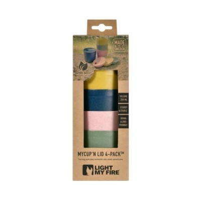 Light My Fire MyCup`n Lid Short 4-pack nature
